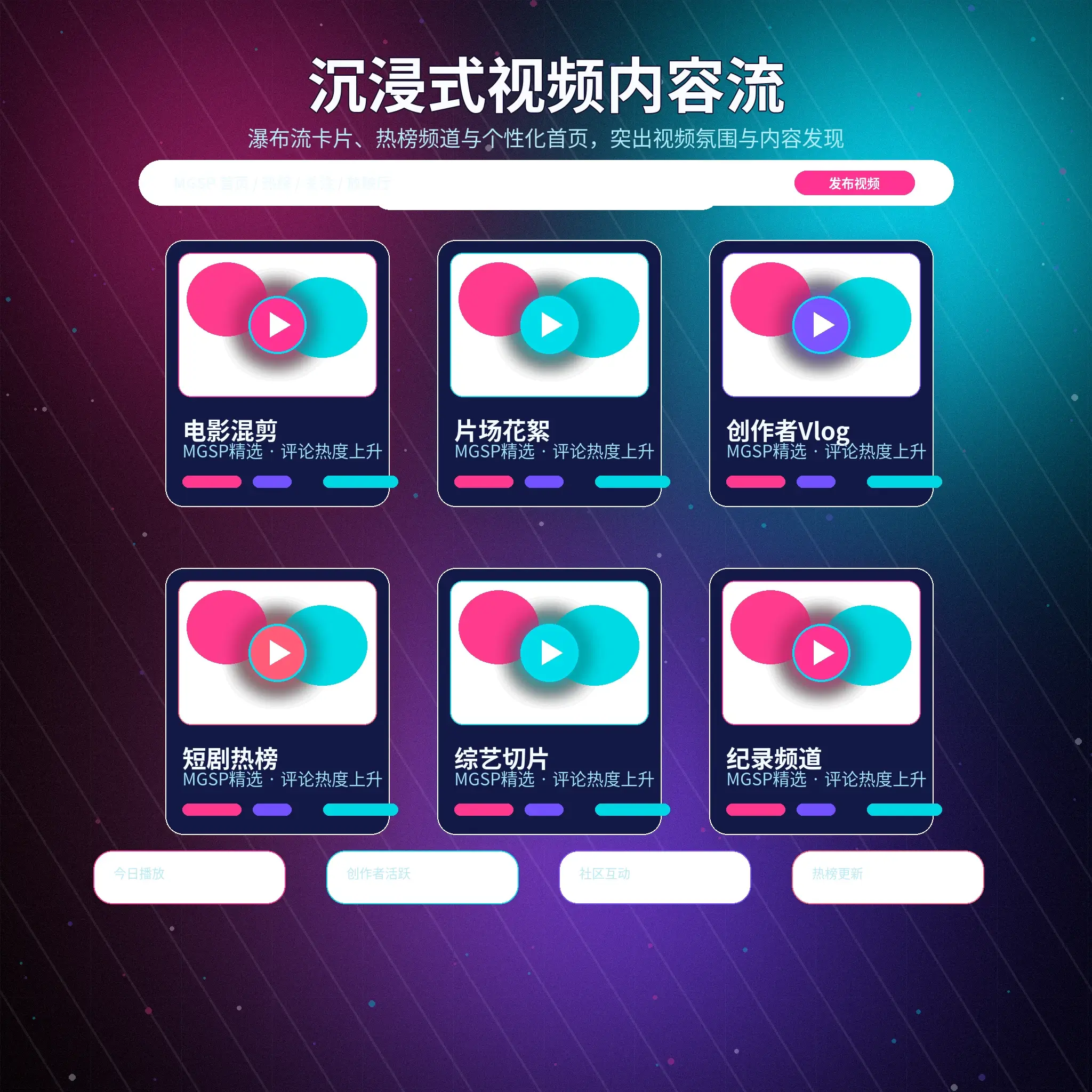 蘑菇视频Vlog影像动态与创作者内容